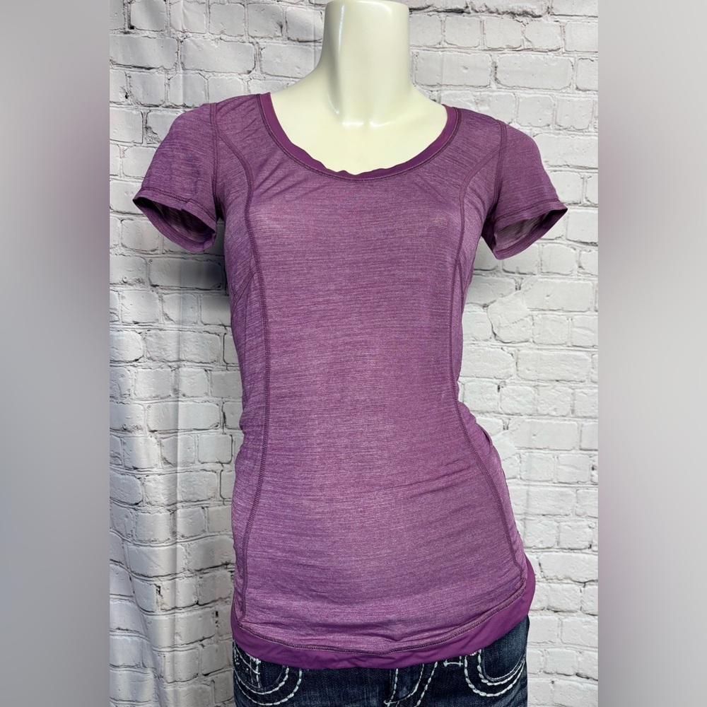 Women’s size 2 lululemon Run: Silver Bullet short sleeve tech top
